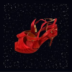 Lulu Townsend - Red Heels. Size 11